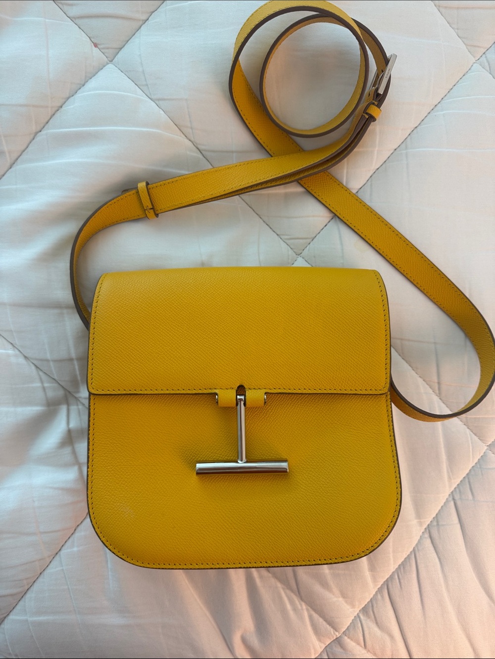 Rare Tom Ford Yellow Crossbody Leather Shoulder Bag
